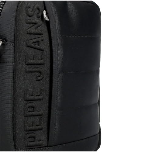 Pepe Jeans Unisex. 7014442 Borsa Da Toilette Ancor Nera (Osfa), Nero, Casual, Poliestere - 7
