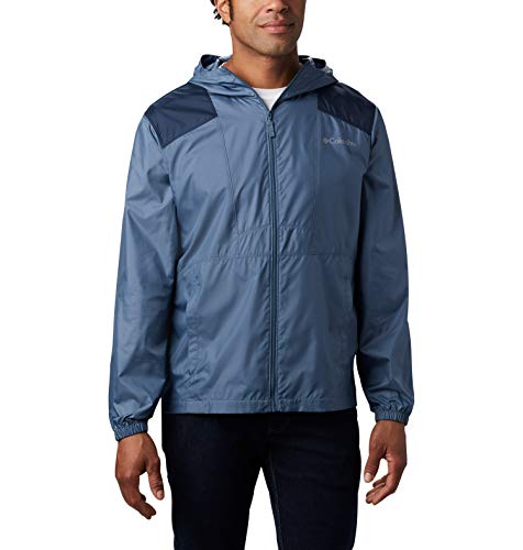 Image of Columbia Hood Polyester Regular Fit Mens Active Wear Jacket (S22-KM3972-011-P)