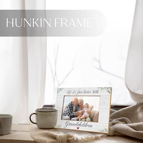 Grandparents Picture Frames 5x7, Grandchildren Photo Frame, Life Is Just Better with Grandkids Frame, New Grandparent Gifts, Gifts for Grandparents,Grandma Grandpa Gift - Image 5
