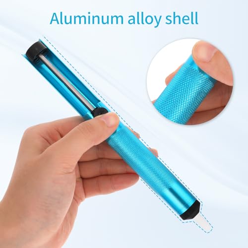 Image of 2 Pcs Desoldering Tool for Engineer, Solder Sucker Desoldering Pump Vacuum Pump Solder Removal Tool Solder Remover Soldering Sucker Tool for Solder Removing