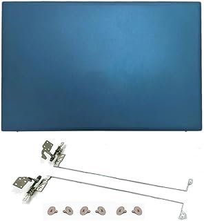 WANGHUIH Tapa trasera LCD y bisagras de pantalla compatible con HP Pavilion 15-EG 15-EH TPN-Q245 TPN-Q246, color azul