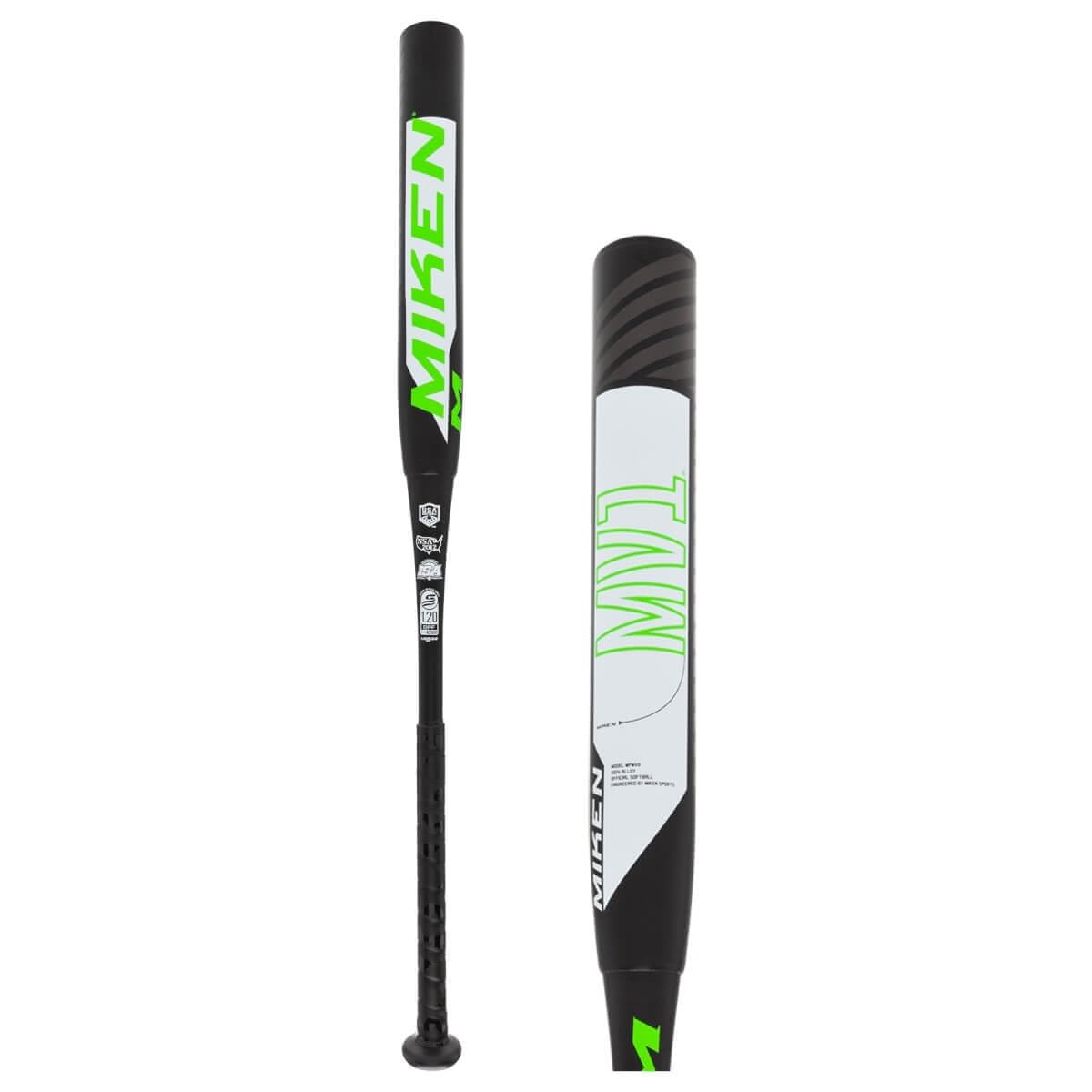 MikenMV-1 13" Maxload Dual Stamp 240 Slow Pitch Softball Bat: MPMV