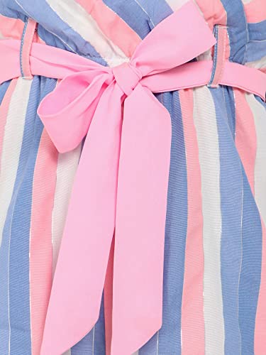 Image of Nautinati Girls Strappy Colourful Jumpsuit | Age 4-8 Years