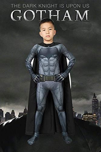 Amazon Co Jp ジャスティス リーグ バットマン ブルース ウェイン Justice League Batman 子供用 コスプレ衣装 全身タイツ 身長110 160センチ着用可 ホビー 通販
