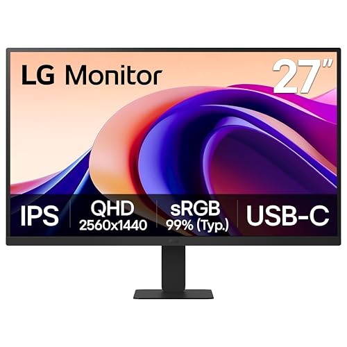 LG 27U631A-B 27-inch QHD (2560 x 1440) IPS Computer Monitor, 100Hz, 5ms, HDR10, Reader Mode, Flicker...