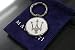 Authentic Maserati White Corporate Key Ring/Key Chain 2018278