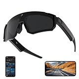 Tulbeys AI Smart Glasses mit Kamera – Fahrradbrille- & Sportbrille für Damen/Herren mit 4K HD Video, Foto & Übersetzung, UV400-Schutz, perfekt für Radtouren & Outdoor-Aktivitäten