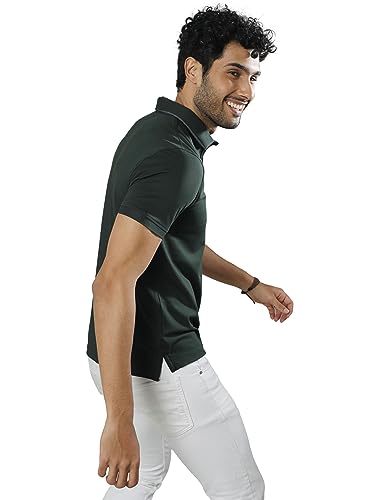 Image of STELLERS Men's Premium Softberry Pique Polo T-Shirt | Feather Touch Feel |Regular Fit| Odour Resistant| Anti-Static| Wrinkle Free | Quick Dry | Stretchable | Lightweight | Sweat-Proof