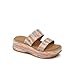 REEF Lofty Lux Hi Womens Fashion Platform Sandal, Soft Molded Footbed, Beachy Woven, 10
