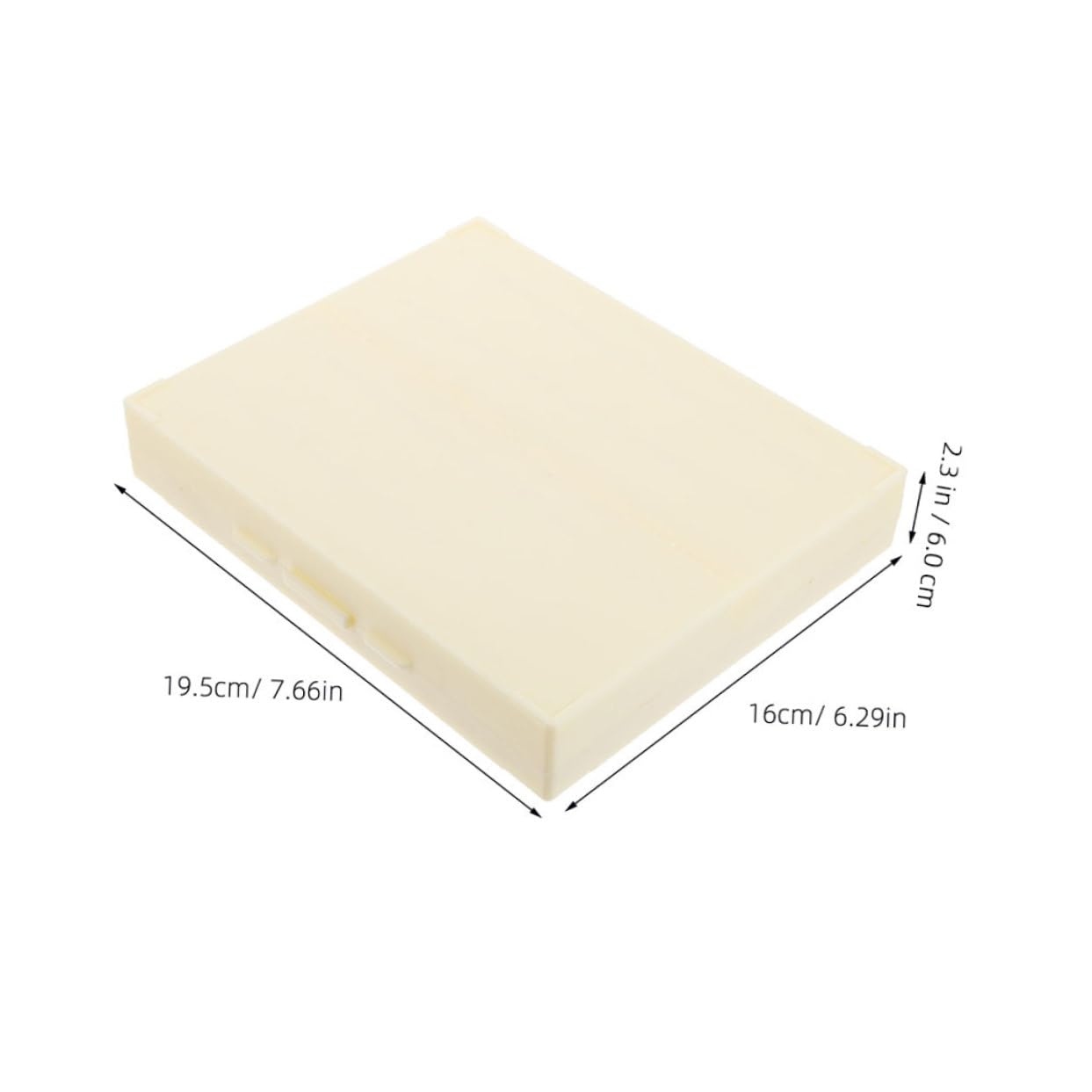 SOLUSTRE 100 Slides Storage Box Microscope Slide Storage Holder Laboratory Slide Organizer Slide Storage Case