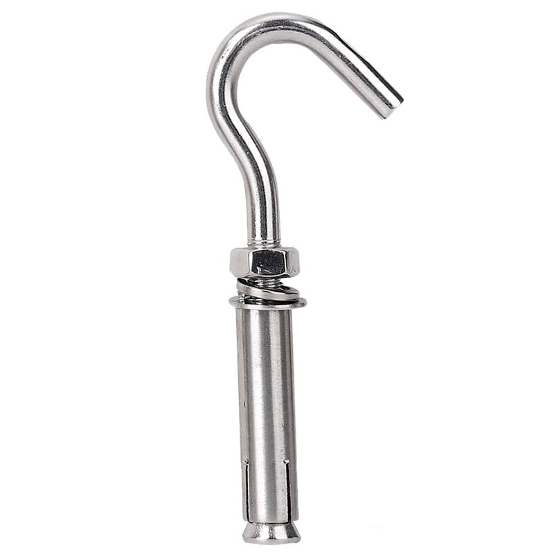 Generic Expansion Hook Anchor Bolt Open Cup Hook 304 Stainless Steel Ring Lifting Anchor Bolt Expansion Bolt - (Size: M8)