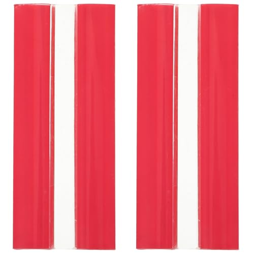 BUGUUYO Bisagras Acrílicas Autoadhesivas 80x33 Mm Bisagras Multifuncionales Transparentes Adhesivo de Doble Cara para Puertas de Frigorífico Armarios y Cajones 2 Unidades