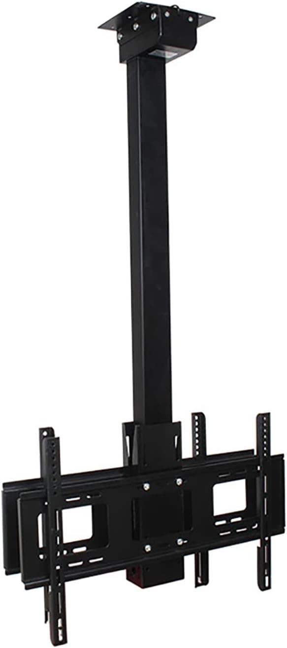 CGCSYZ Motorized Tv Mount, Height Adjustable Double Tv Motorized Lift With Remote Control, For Large Screen 32-70 Inch TVs, Lift Stroke 100cm/39.3inch TV Mount (A)