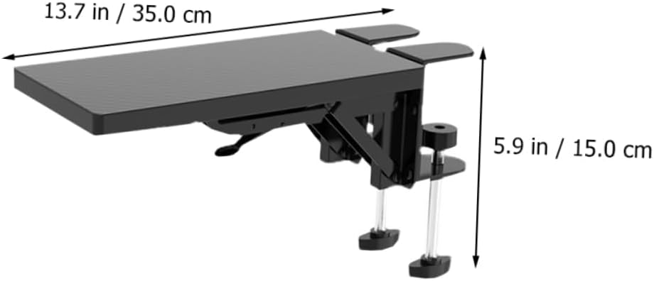 DOITOOL 1pc Desktop Arm Support Frame Ergonomic Computer Wrist Rest and Elbow Pad for Desk Use Easy Installation Space-Saving Design for Hours of Work