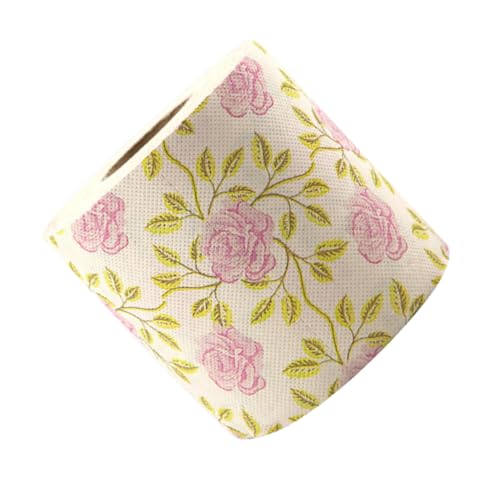 UKCOCO Papel Higiénico de Bambú con Estampado Decorativo Suave y Portátil Rollo para Baño con Diseño Creativo Accesorio Funcional para Uso Diario y