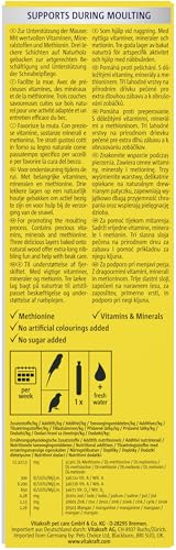 Vitakraft Kräcker, zur Mauserhilfe, für die Mauser, Knabberstangen für Wellensittiche, mit Vitaminen und Mineralien, ohne Zusatz von Zucker (10x 60g)