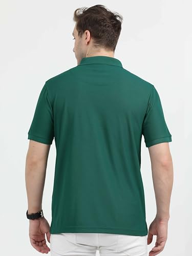 Image of STELLERS Men's Premium Regular Fit Polo T-Shirt's |Feather Touch Feel | Odour Resistant| Anti-Static| Wrinkle Free | Quick Dry | Stretchable | Lightweight | Sweat-Proof