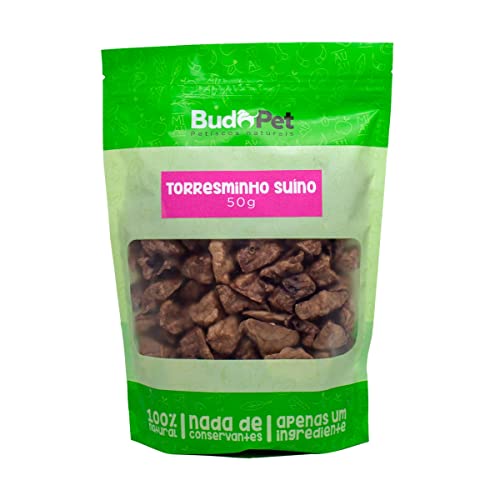 Petisco Natural Torresminho Suíno Para Cães e Gatos Budopet