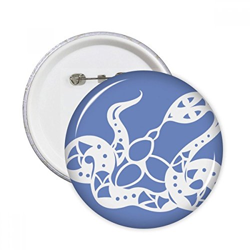 Pins Année du Serpent badge Zodiaque Chine décoration vêtement