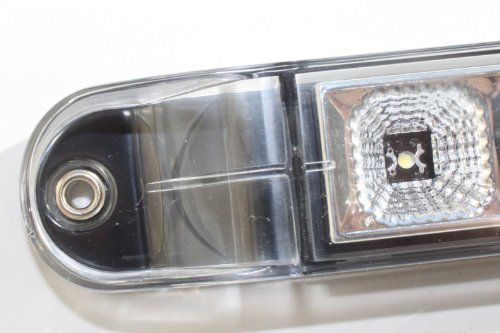 Set Of 2 +++Bright 17" Clear White Back-Up / Reverse / Fog Light Bar With Chrome Reflector #TOP3