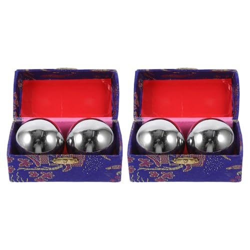 Balles de Baoding chinoises Healvian pour exercice des mains des personnes âgées, anti-stress