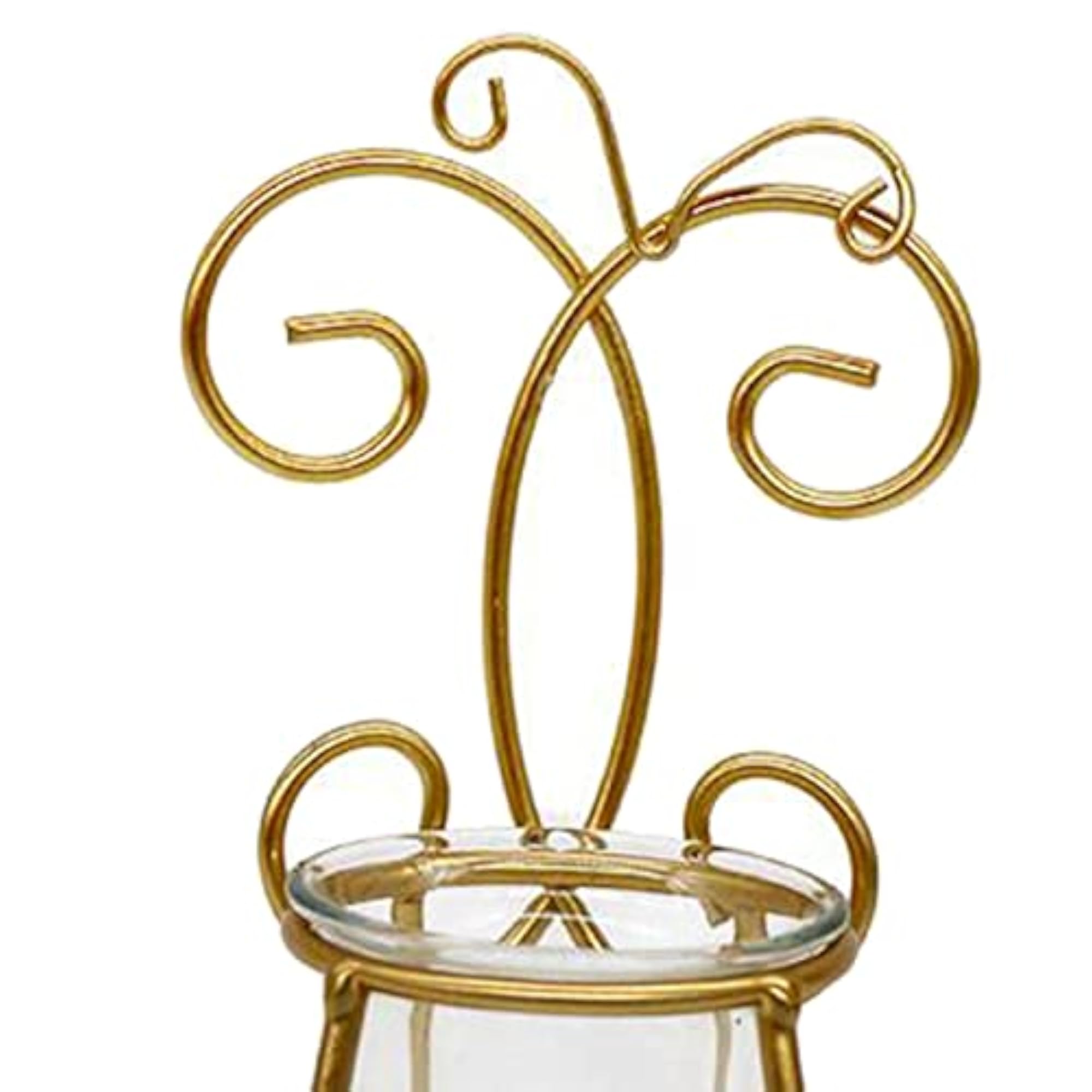 Tabletop Iron Chair Tea Light Stand Holder