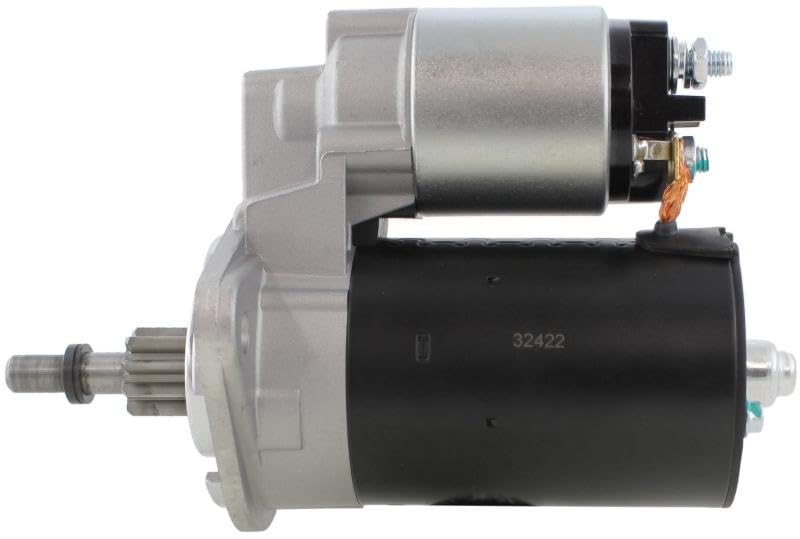 Starter Compatible with Volkswagen Beetle1.5L/91CI H4 1967-1969 Standard; Compatible with Porsche 914 1.7L H4 1970-1973 M/T 111-911-023 943251165 0001211012 19011839 16450