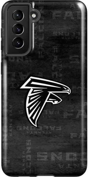 Skinit Pro Phone Case Compatible with Galaxy S21 Plus 5G - Officially Licensed NFL Atlanta Falcons Team Motto Design