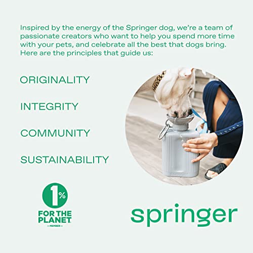 Springer Dog Travel Water Bottle | As Seen on Shark Tank | Patented, Leak-Proof, Portable Water Bottle for Dogs | BPA… - Image 5