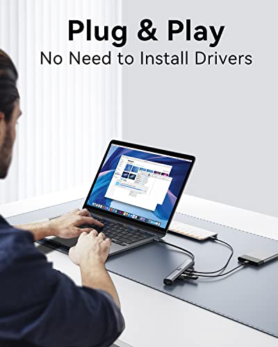 10Gbps Usb C Hub,Usb C Splitter For Laptop, 5 In 1 Usb C To Usb Hub With 4 Usb 3.1+100W Power Delivery, Usb C To Usb C Hub Multiport Adapter For Macbook Air/Mac/Phone/Dell/Hp.etc(Not Support Monitor) #TOP4