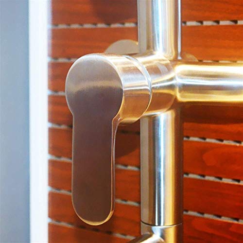 Robinet de douche à effet pluie réglable et mitigeur durable - 7