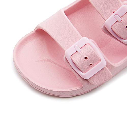 Image of EasyStar Boys and Girls Lightweight Dual-Adjustable Sandal Buckles With Hook and Loop Heel Closure