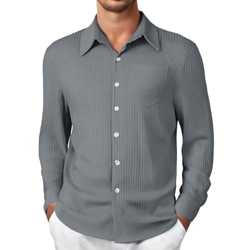Chemise occidentale en velours côtelé pour homme style rétro chic