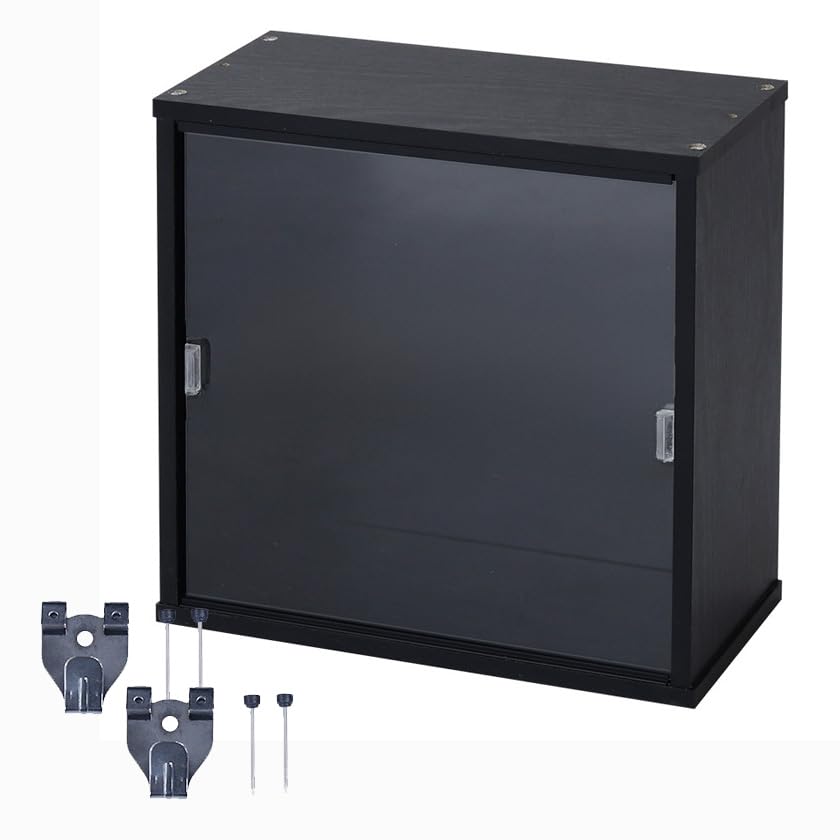 UVカット キューブボックスα ワイド アクリル パネル コレクションケース2個 UVカット コレクションケース フィギュアケース キューブ