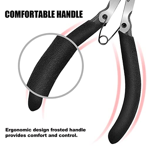 Image of 5 inch Flush Cutters Precision Wire Cutters Wire Snips | Small Wire Nippers, Ideal for Jewelry Making, Crafting, 3D Print, Model, Zip Ties, Electronics