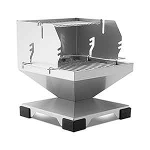 THÜROS T1 Tischgrill Holzkohlegrill Edelstahl