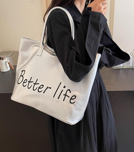 Bucket Shoulder Bag for Women Convertible Shoulder Purse Street Style Handbag Large Capacity Commuter Bag3