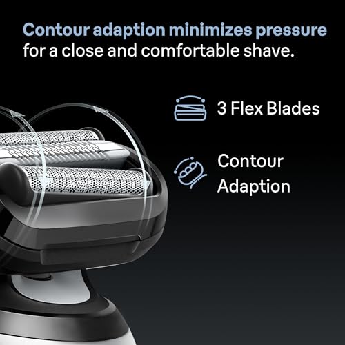 Image of Braun Series 6 Electric Shaver Replacement Head with Sensitive Skinguard, Easily Attach Your Shaver Head, Compatible with New Generation Series 6 Shavers, 64B, Black