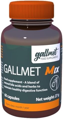 Mix - Ox Bile 100mg 60 Capsules Gallbladder Care Bile Salt