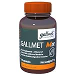 GALLMET Mix 60 Ox Bile 100mg Bile Salt Naturally Support After Gallstones Gallbladder Digestive Problems Fat Digestion - Ox Bile Capsules (60 Capsules, Bile Acid + Herbs)