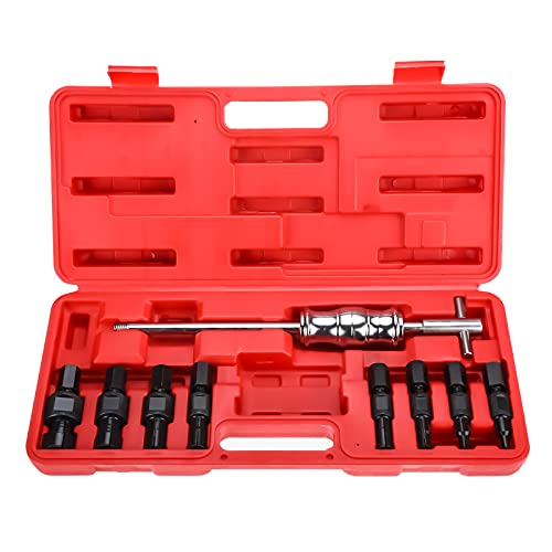 BTSHUB 9pcs Blind Hole Slide Hammer Internal Bearing Puller Extractor Remover, 8 mm - 32mm