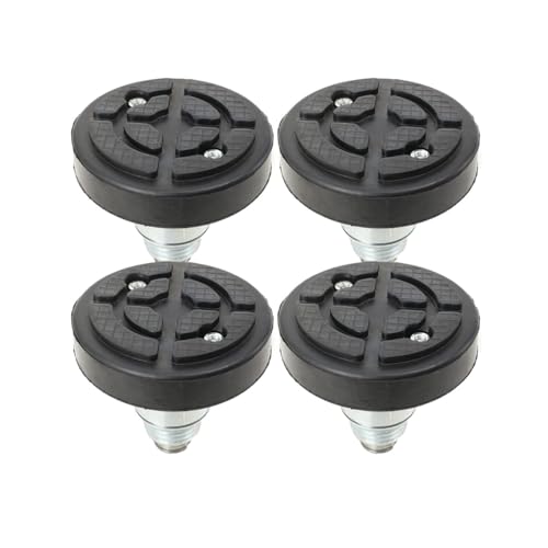 Hebebühne Gummiauflage 4 stück Drehteller Gummiteller Tragarmteller für Hebebühne, Ø50mm Industrietaugliche Massivstahlplatte Gewinde Verstellbar Hochverschleißfeste Schwarze Gummiauflage Hebebühne Gummiauflage 4 stück Drehteller Gummiteller Tragarmteller für Hebebühne, Ø50mm Industrietaugliche Massivstahlplatte Gewinde Verstellbar Hochverschleißfeste Schwarze Gummiauflage