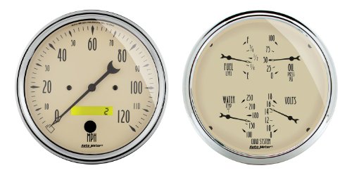 Auto Meter 1803 Antique Beige Street Rod Kit