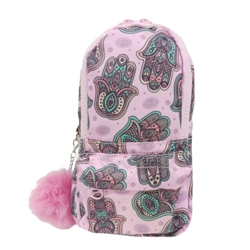 Estojo Escolar Daterra Mini Mochila Com Alca Geruza Rosa