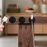 3PCS Cable Clips for Desk Wire Management Adhesive Cord Holders USB Charging Cables Office Home Nightstand Organization Use