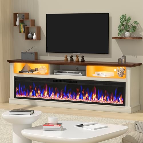 Spurgehom 58 TV Stand with Electric Fireplace