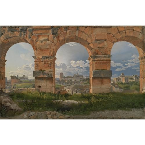 Trois arches du Colisée Eckersberg impression giclée toile décoration murale