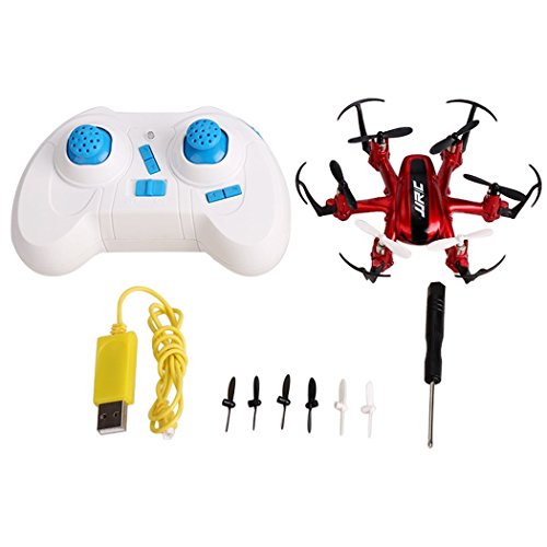 JJRC H20 RC Quadcopter Mini Drone Quadcopter with 2.4G 4CH 6-Axis Gyro RTF Nano Hexacopter (Red)