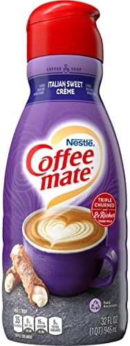 Nestle Coffee Mate Non-Diary Coffee Creamer, Gluten-Free, Italian Sweet Cream, 32 Fl Oz