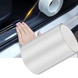 Hukimoyo Car Anti Scratch Door Edge Guard Protector Strip Transparent Tape Self Adhesive Anti Collision Seal for Vehicles Protection Film(10cm 3m)